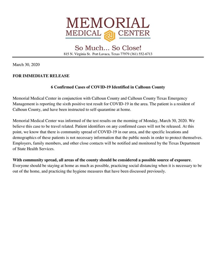 Calhoun County Texas